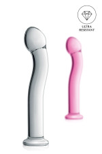 Glossy n°27, gode en verre point G 19,5cm