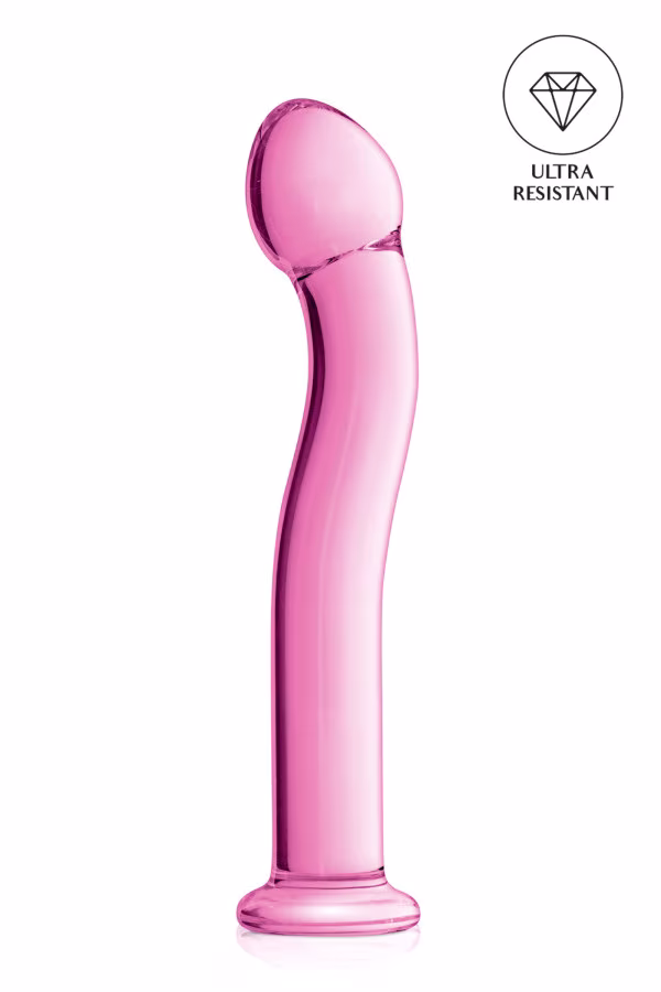 Gode en verre transparent stimulation du point G