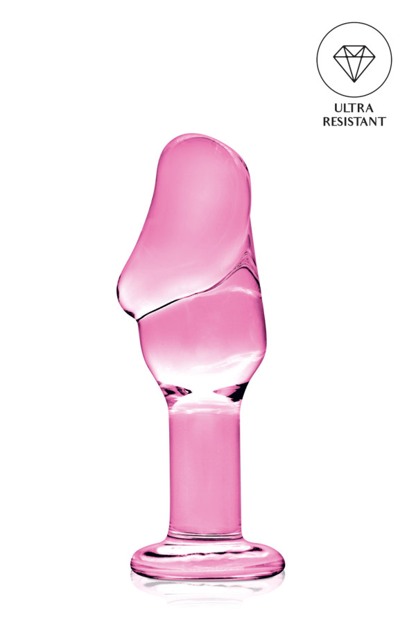 Glossy n°24, plug anal avec gland en verre