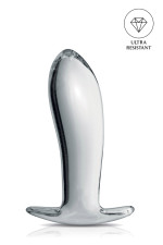 Glossy n°20, plug anal arrondi en verre