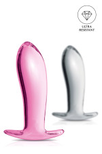 Glossy n°20, plug anal arrondi en verre