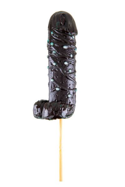 Sucette pénis chocolat 17cm