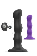 Gode ventouse à billes oscillantes, Strap-On-Me Dildo Geisha Balls