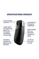 Masturbateur connecté Men Vibration +