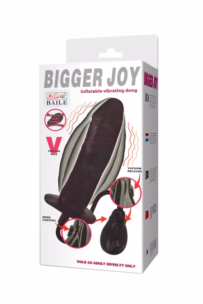 Gode vibrant gonflable et automatique