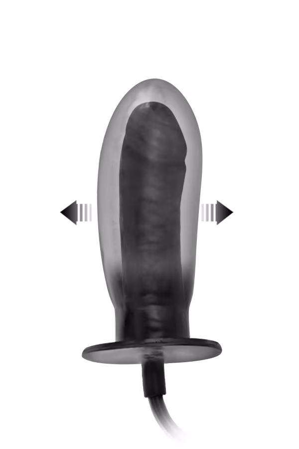 Gode vibrant gonflable et automatique