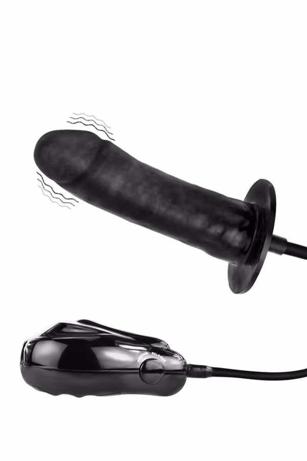 Gode vibrant gonflable et automatique