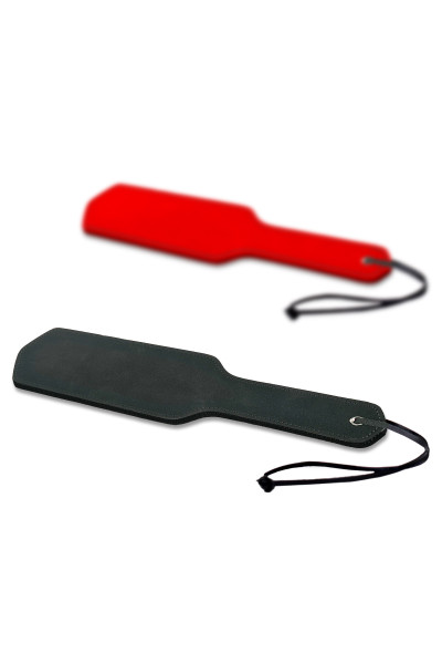 Paddle double face en cuir