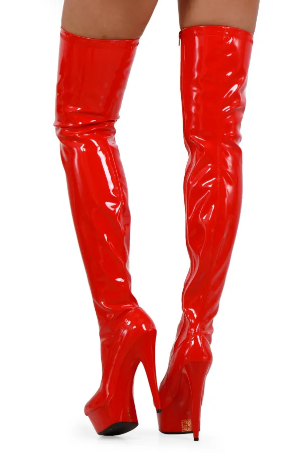 Cuissardes en cuir verni de Soisbelle