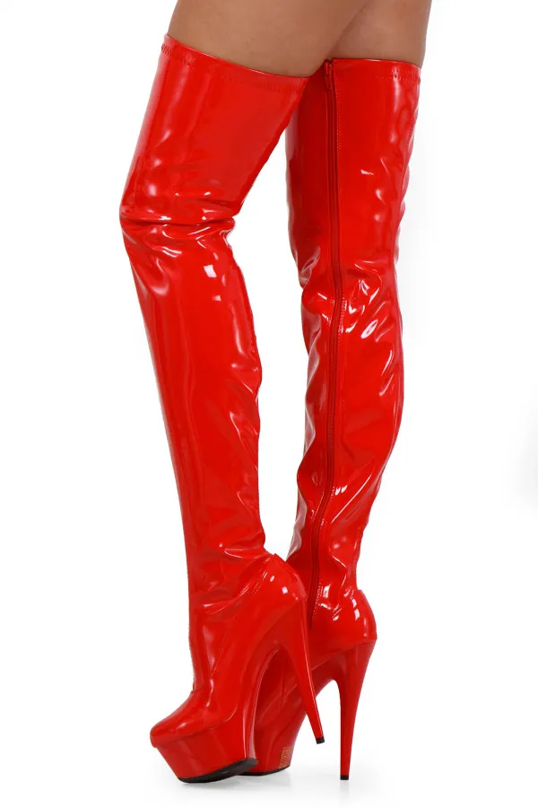 Cuissardes en cuir verni de Soisbelle