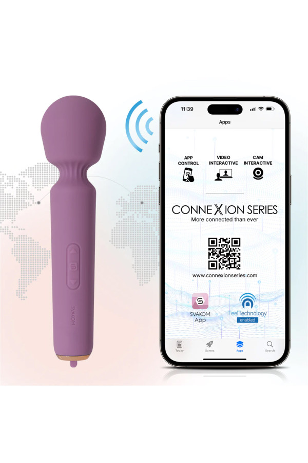 Svakom Emma Neo Mini vibromasseur Magic Wand connecté