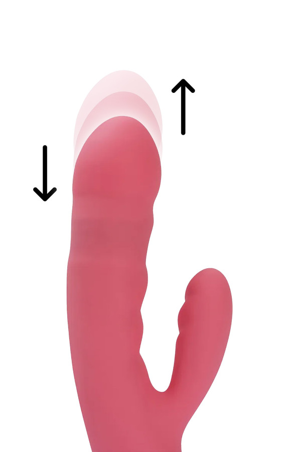 Avery, vibromasseur rabbit avec va-et-vient