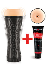 Masturbateur anus vibrant et crème