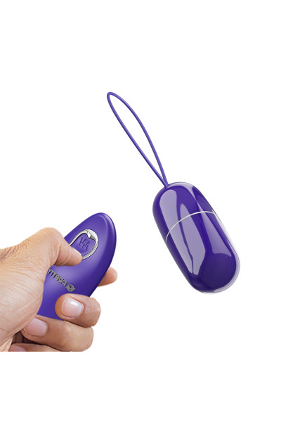 Pretty Love Œuf vibrant Arvin violet avec télécommande