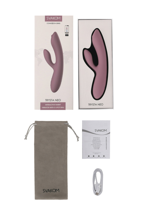 Trysta Neo, vibromasseur Rabbit point G connecté