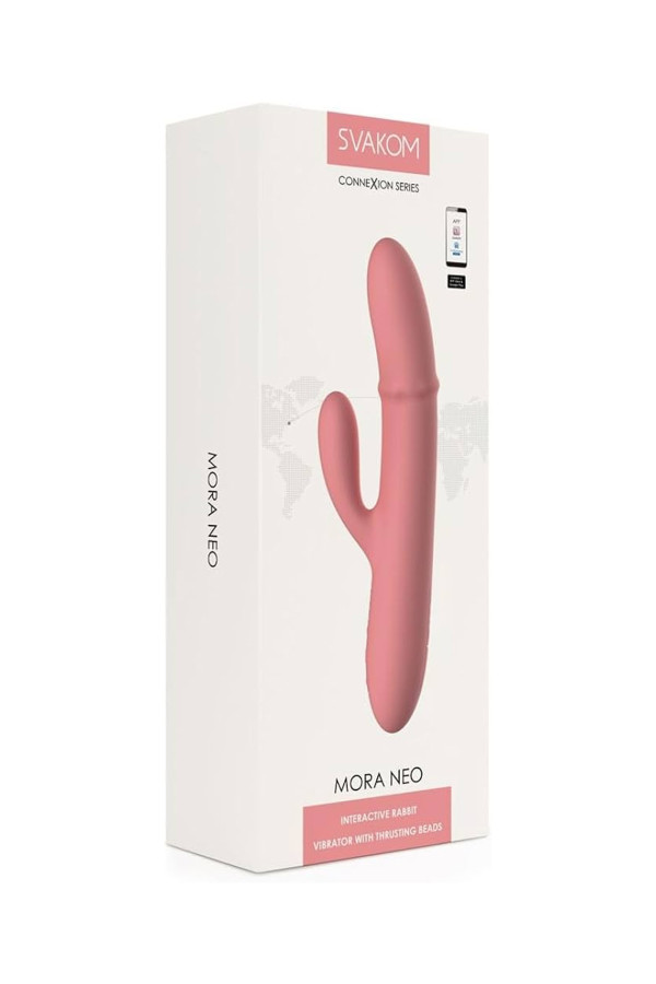 Mora Neo, vibromasseur rabbit connecté avec va-et-vient