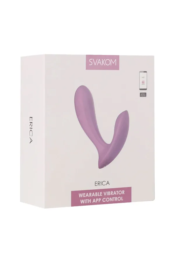 Svakom Erica Vibromasseur de culotte connecté à triple stimulation