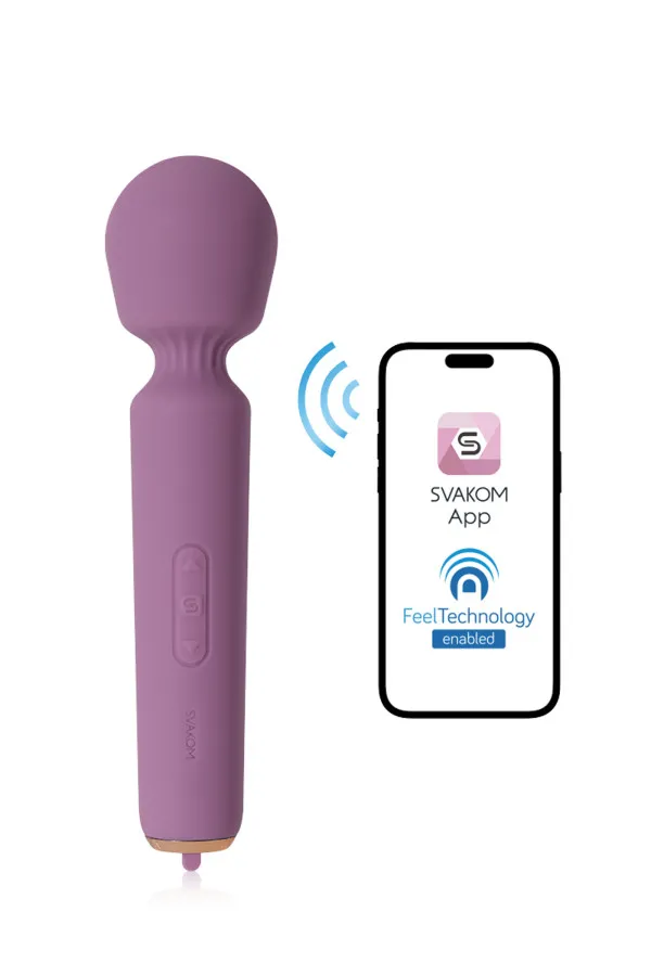 Svakom Emma Neo Mini vibromasseur Magic Wand connecté