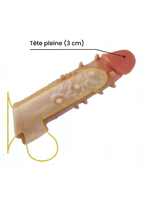 Osborn, gaine à penis à reliefs