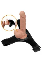 Jerry, gode-ceinture universel avec dildo ventouse réaliste