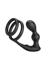 Marshall, stimulateur de prostate vibrant avec double cockring