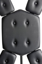 Croix de saint André autoportante et matelassée