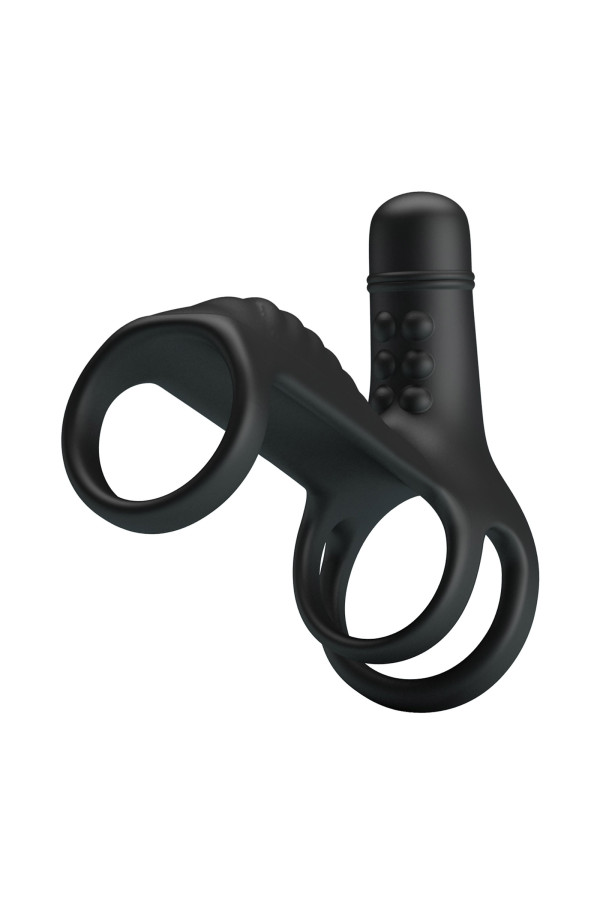 Triple cockring vibrant Sling par Pretty Love