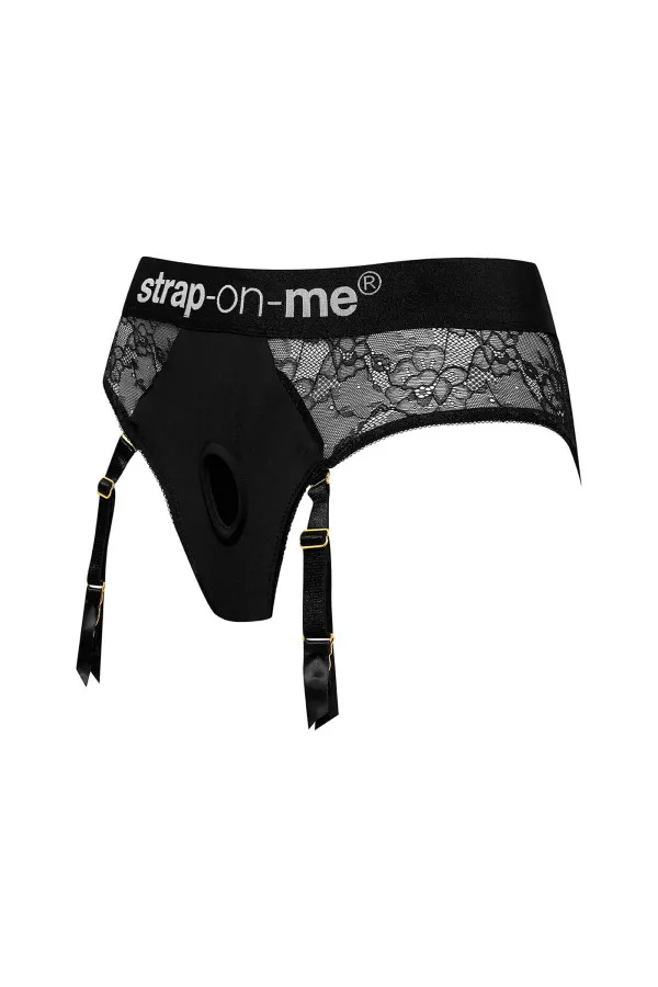 Harnais Strap On en dentelle Diva en taille XL
