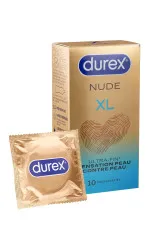 Boîte de 10 préservatifs Durex Nude XL Ultra Fin