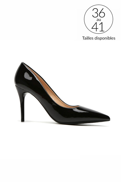 Escarpins vernis à talon aiguille 