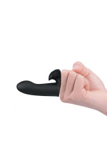 Adonis, doigt vibrant en silicone avec stimulateur de clitoris