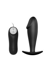 Plug anal vibrant forme pénis avec télécommande