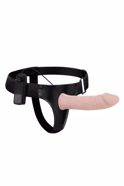 Sextoys gode ceinture réaliste creux vibrant homme femme harnais