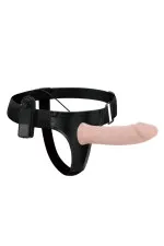 Gode ceinture avec gode réaliste creux et vibrant