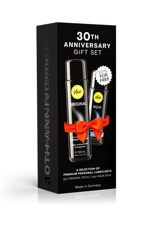 Pack anniversaire lubrifiants Pjur Original 100ml et Pjur Aqua 30ml