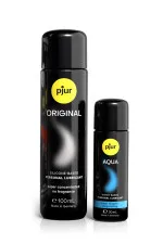 Pack lubrifiants Pjur Original 100ml et Aqua 30ml