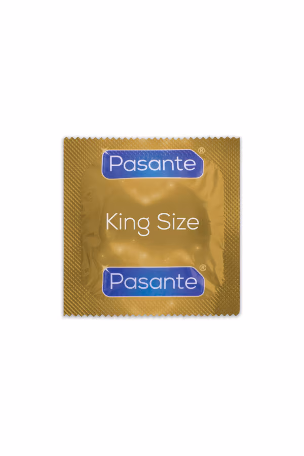 Boîte de 12 préservatifs en latex King Size de Pasante