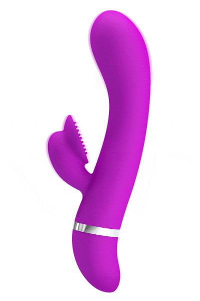 Vibromasseur Rabbit Pretty Love - Double Stimulation, Picots Tactiles | Concorde Love