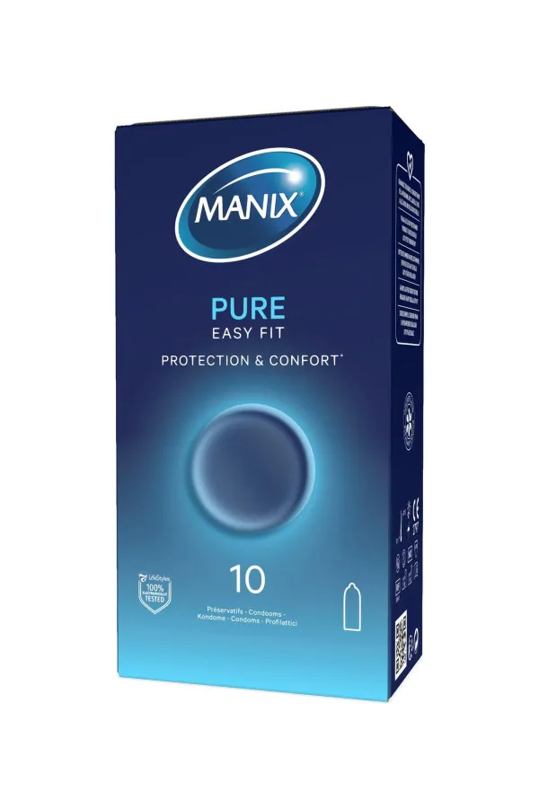 Préservatifs Manix Pure Easy Fit x10 – Protection & Confort