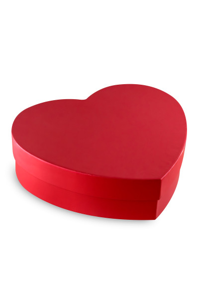 Boite cœur rouge pour cadeau