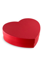 Boite cœur rouge pour cadeau