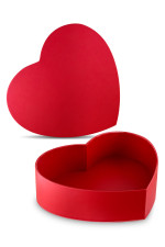 Boite cœur rouge pour cadeau
