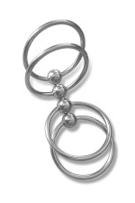 Anneaux de pénis en chaîne Chain Torc