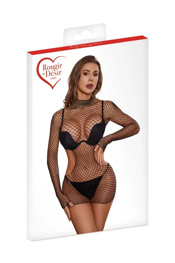 Robe Résille Sexy Courte