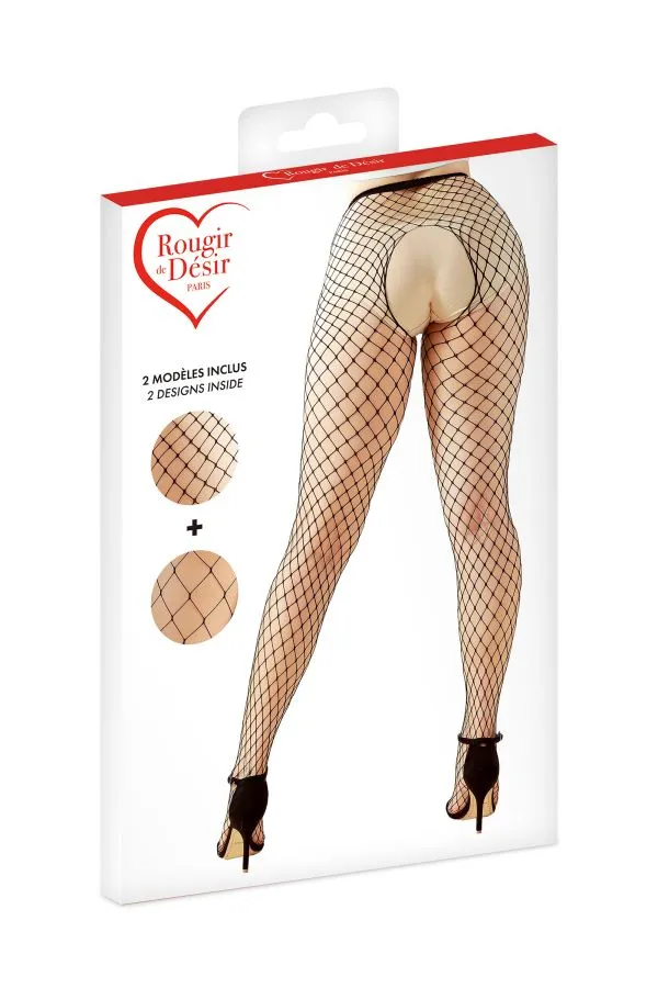 Pack 2 Collants Grandes Résilles
