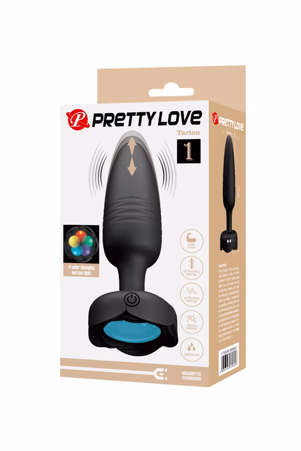 Pretty Love Tarion Plug anal vibrant et lumineux