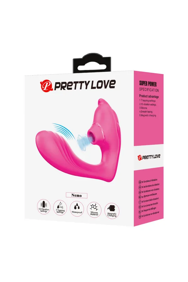 Pretty Love Nemo Stimulateur clitoridien vibrant et tapotant