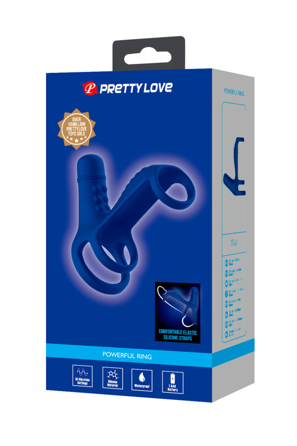 Pretty Love Elish Triple cockring vibrant