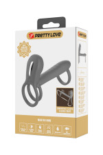 Pretty Love Jammy Cockring vibrant triple anneaux