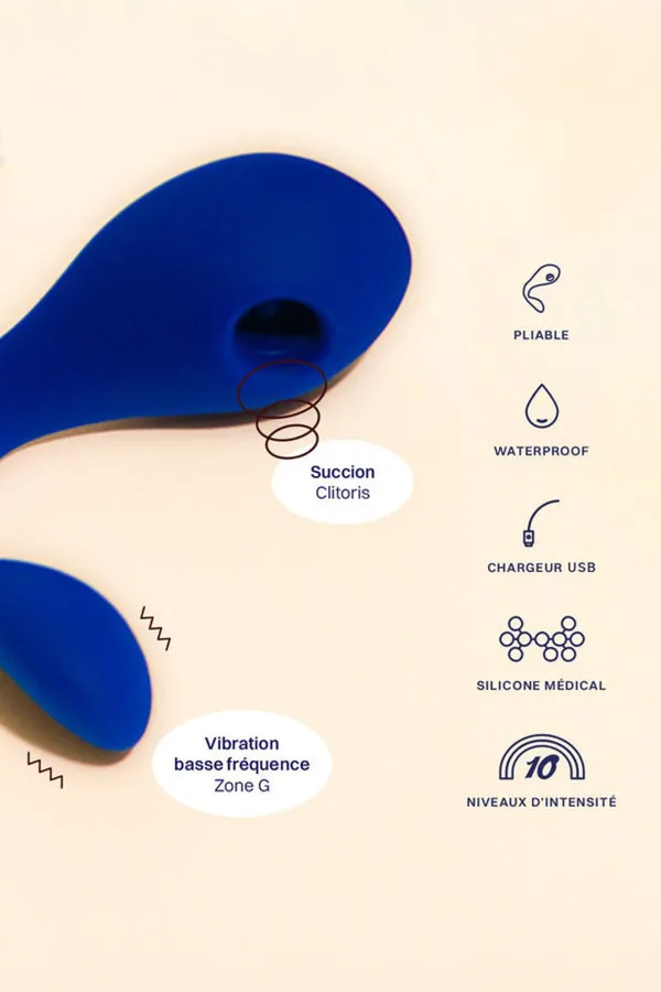 Vibromasseur et stimulateur clitoridien Coco nouvelle édition by Puissante